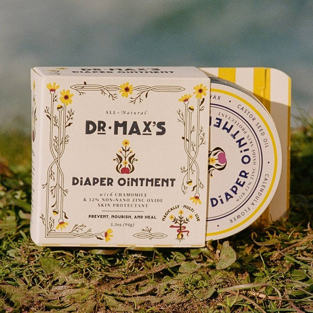 Dr. Max’s Diaper Ointment (3.3 oz) - product shown in box. 