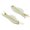 Winona Irene Jade Fish Barrette Set (2 pcs) back side of barrettes