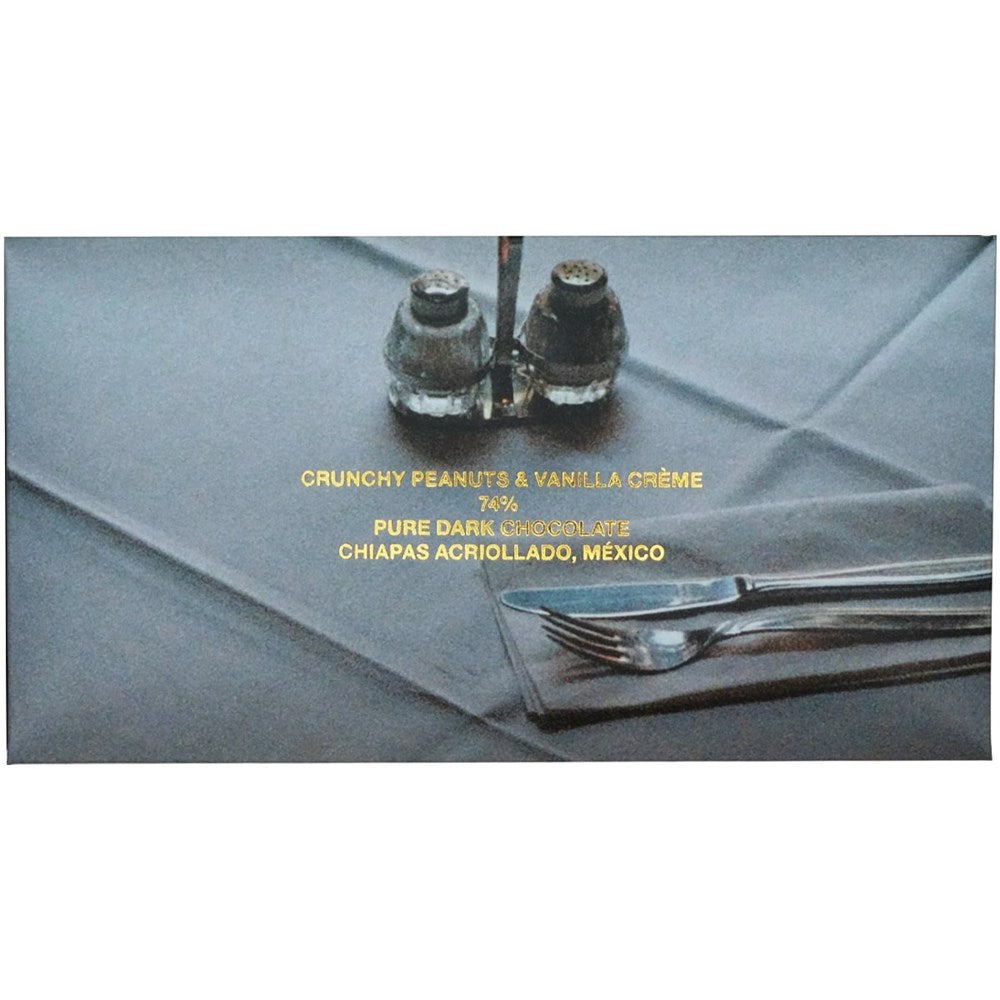 Casa Bosques Crunchy Peanuts and Vanilla Creme Chocolate Bar (60 g)