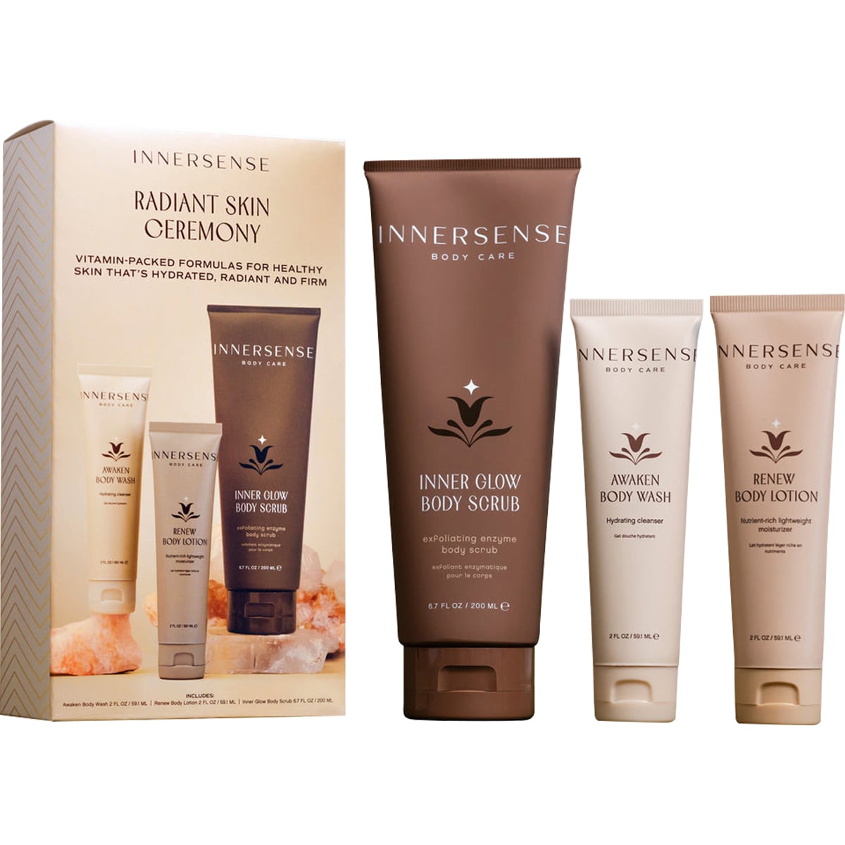 Innersense Organic Beauty Radiant Skin Ceremony Set (3 pcs)