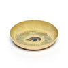 Roomytown Inc Enamel Tray - Eye (1 pc) - product shown from angle. 