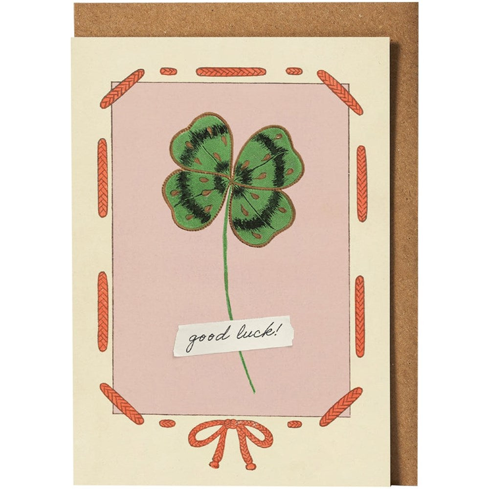 Roomytown Inc Good Luck Clover Greeting Card (1 pc)