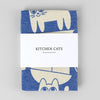 Wrap Kitchen Cats Cotton Tea Towel (1 pc) shown folded