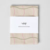 Wrap Wave Grid Cotton Tea Towel (1 pc) shown folded