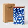 Wrap Leaves Coffee Tin shown with box