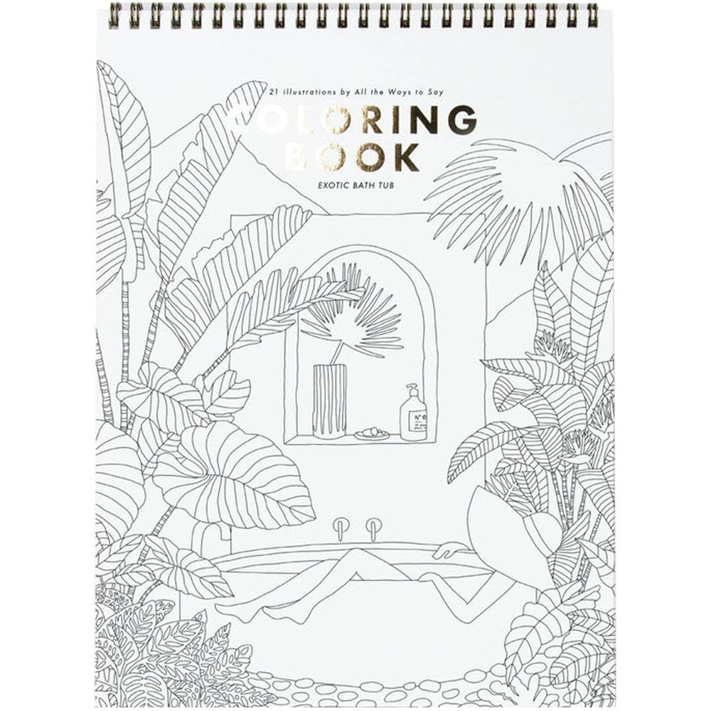 All The Ways To Say Exotic Bathtub Coloring Book (1 book)
