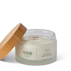 ODE Olive Oil Whipped Body Butter - Verde (5.8 oz) - product shown with lid off. 
