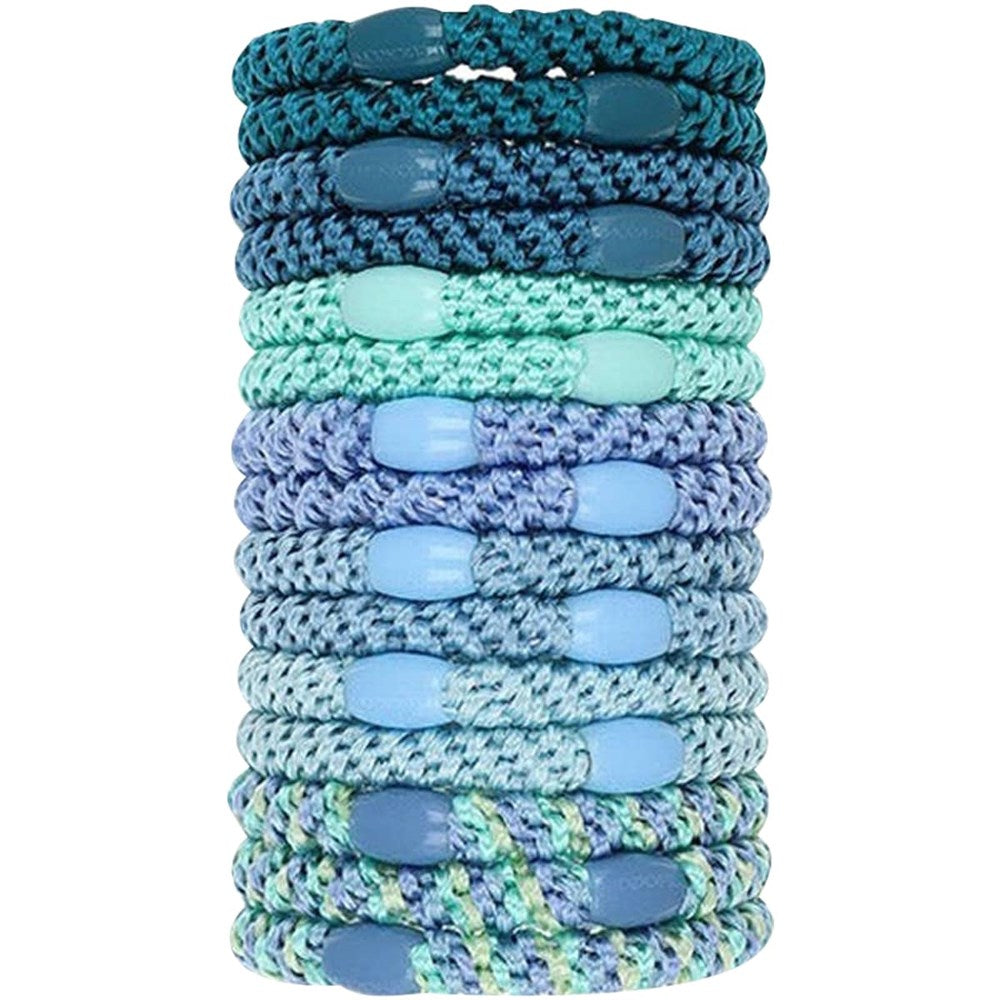 France Luxe Grab & Go Ponytail Holders Set - Corsica (15 pcs)