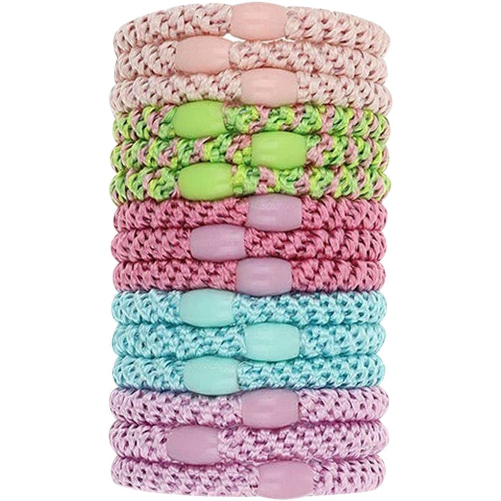 France Luxe Grab & Go Ponytail Holders Set - Cabana (15 pcs)