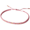 Fog Linen Work Saliima Adjustable Bracelet - Pink (1 pc)