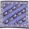 Kasih Co-op Hand Dyed Batik Bandana - Blue/White (1 pc) shown flat