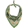 Kasih Co-op Hand Dyed Batik Bandana - Green/Gold (1 pc)