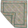 Kasih Co-op Hand Dyed Batik Bandana - Pastel Haven (1 pc) shown with one corner folded