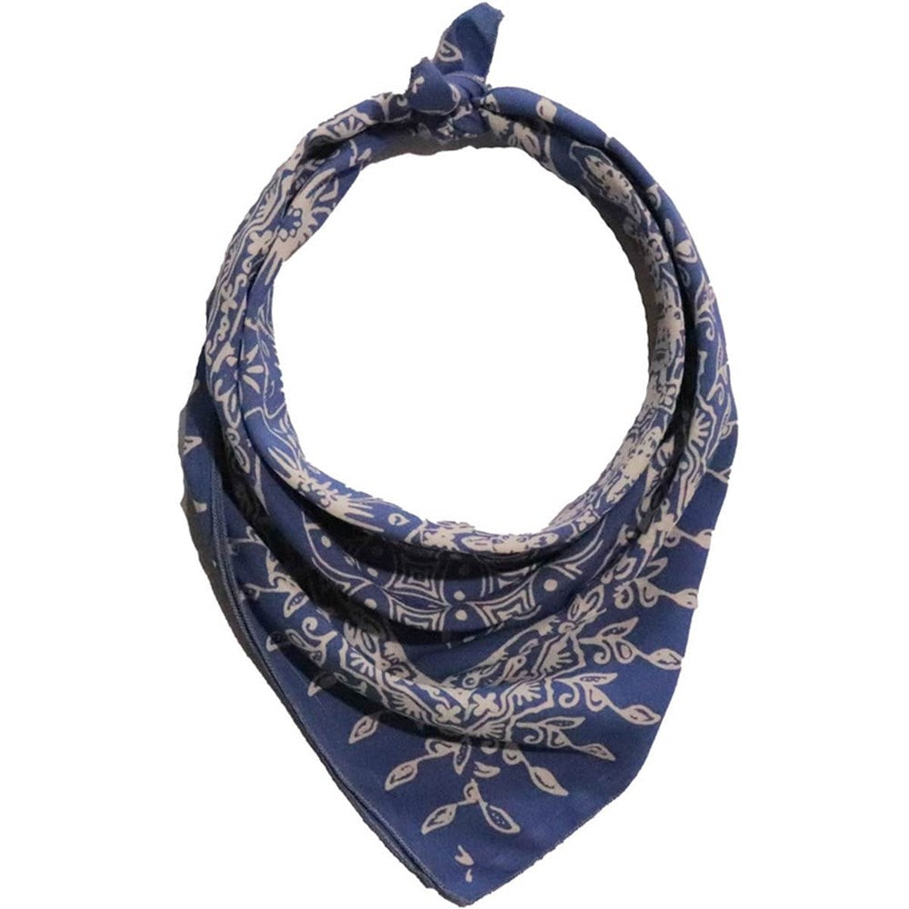 Kasih Co-op Hand Dyed Batik Bandana - Periwinkle (1 pc)