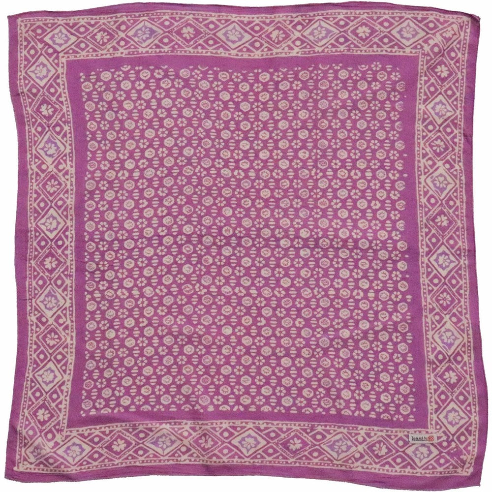 Kasih Co-op Hand Dyed Batik Bandana - Timeless Trace (1 pc) shown flat