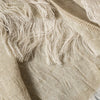 Kontex Haolu Cotton Wool Stole - Sand (1 pc) - product shown close up.