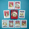 Chronicle Books Last Call Cats Notecards (16 pcs) showing box and card designs
