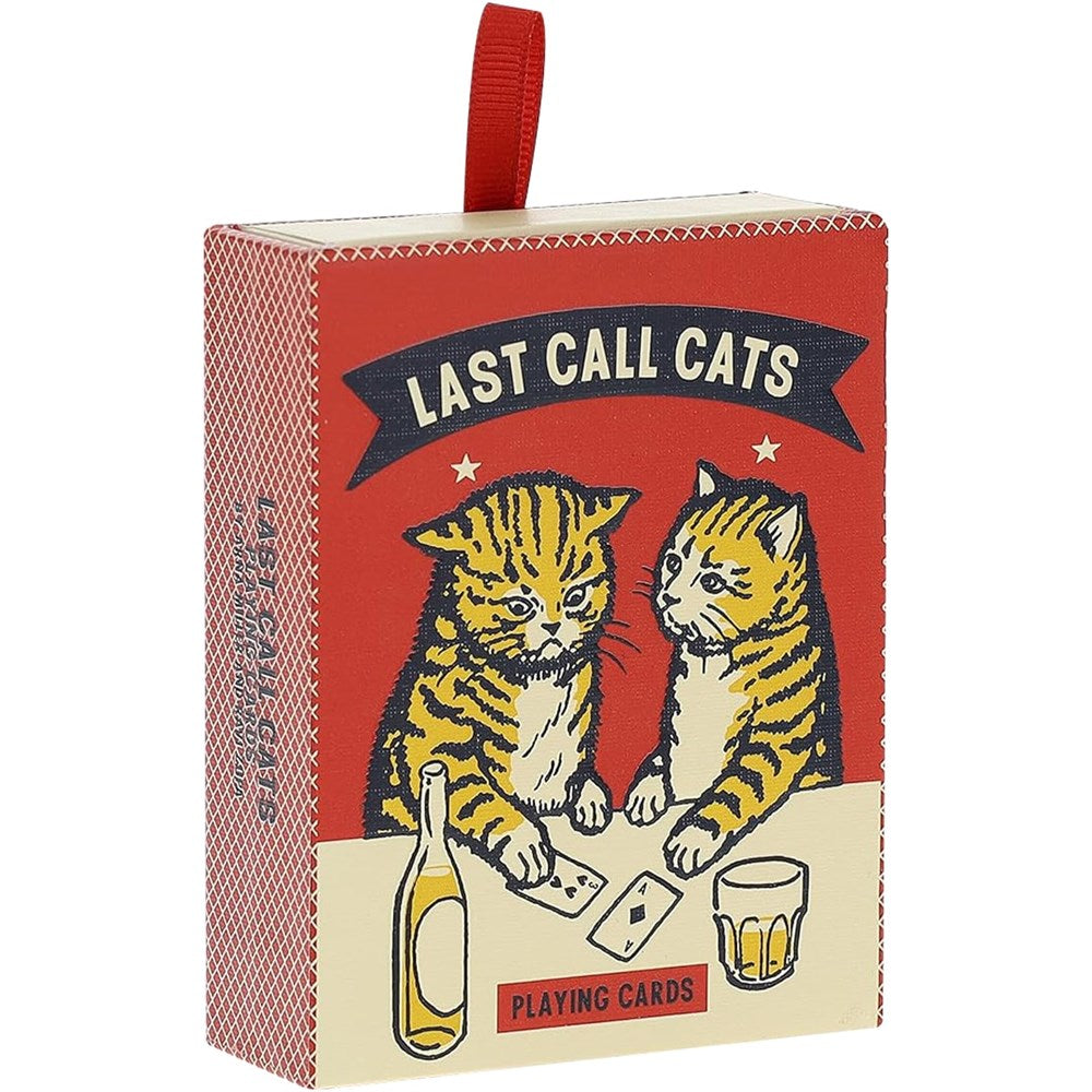 Chronicle Books Last Call Cats Playing Cards (1 deck) box