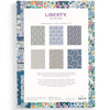 Chronicle Books Liberty Gift Wrap Book - showing back side with patterns available