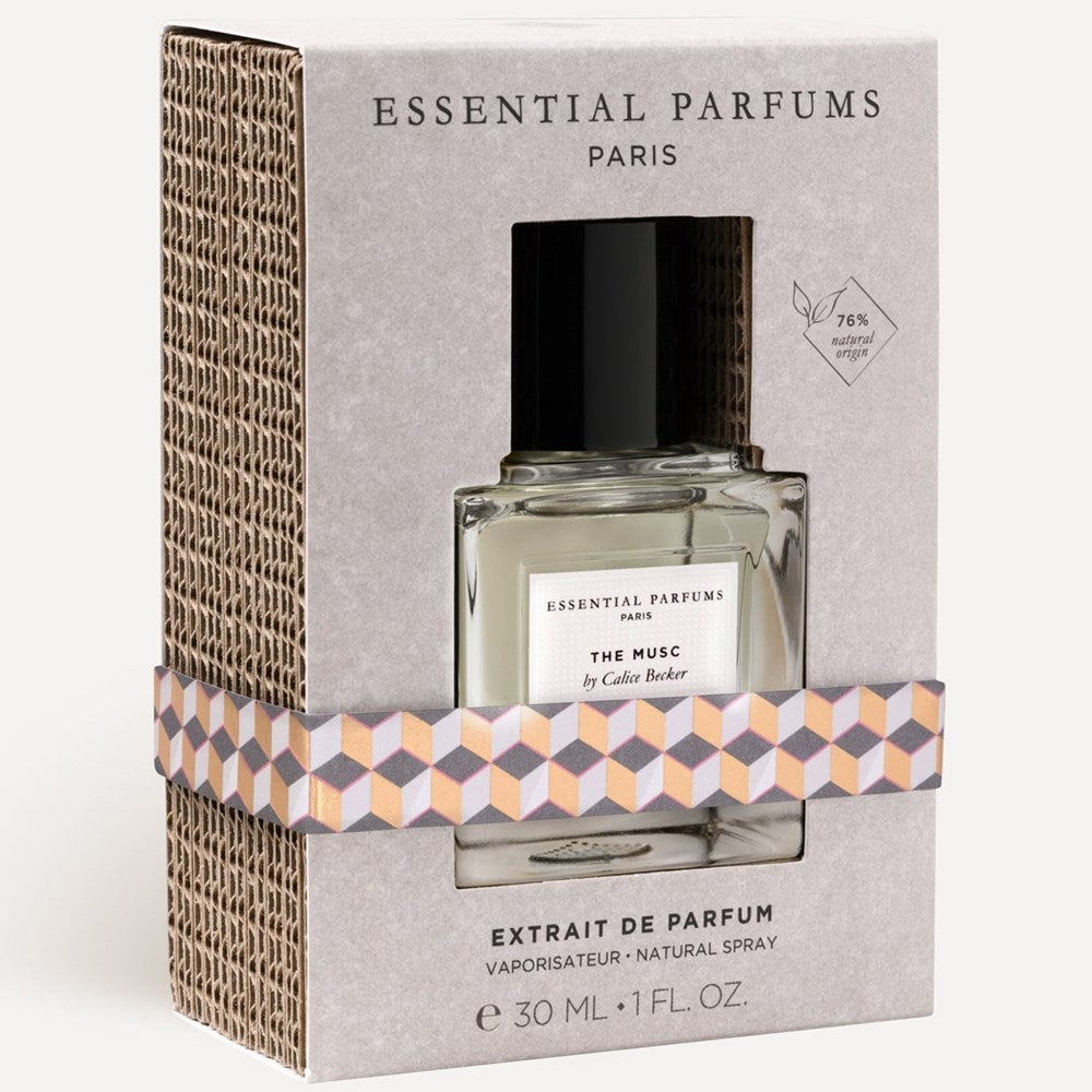 Essential Parfums The Musc Extrait De Parfum by Calice Becker (30 ml) - product shown in packaging. 