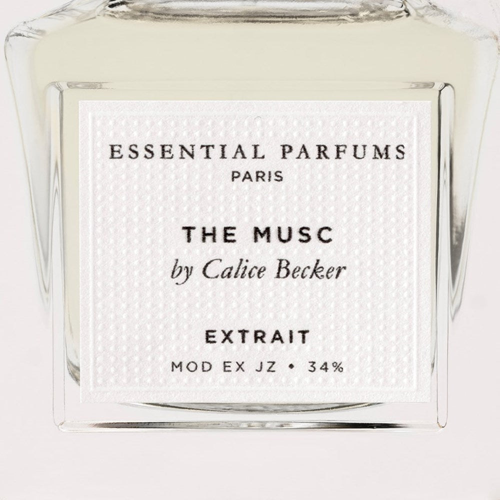 Essential Parfums The Musc Extrait De Parfum by Calice Becker (30 ml) - product shown up close. 