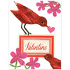 Valentine With Bird Card
