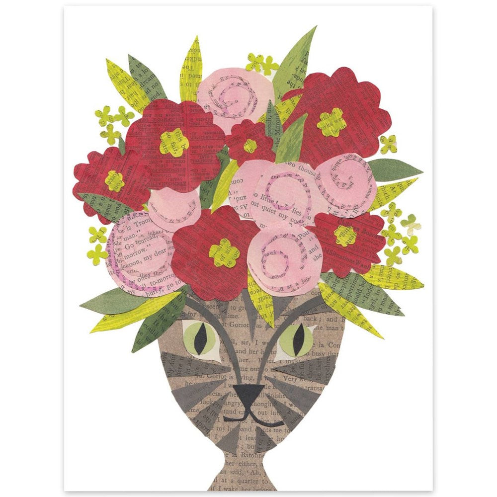 Paste Cat in a Hat Card (1 pc)