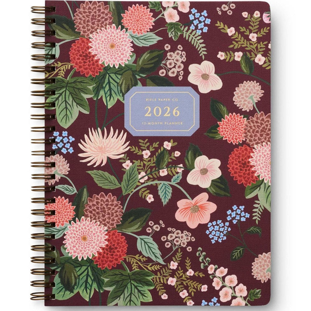 Rifle Paper Co. 2026 Dahlia Spiral Planner (1 pc)