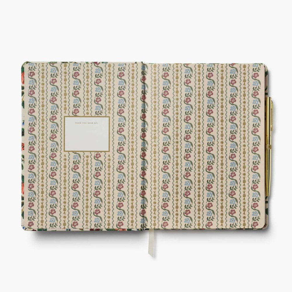 Rifle Paper Co. 2026 Gracie Planner with Pen (2 pcs) shown open