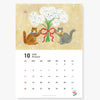 Her Winter Flowers 2026 Wall Calendar - Aiko Fukawa (1 pc) Month of October shown
