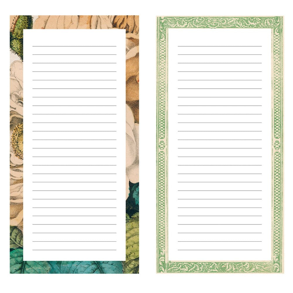 John Derian Paper Goods Everything Roses Notepad (1 pc) - product pages shown. 