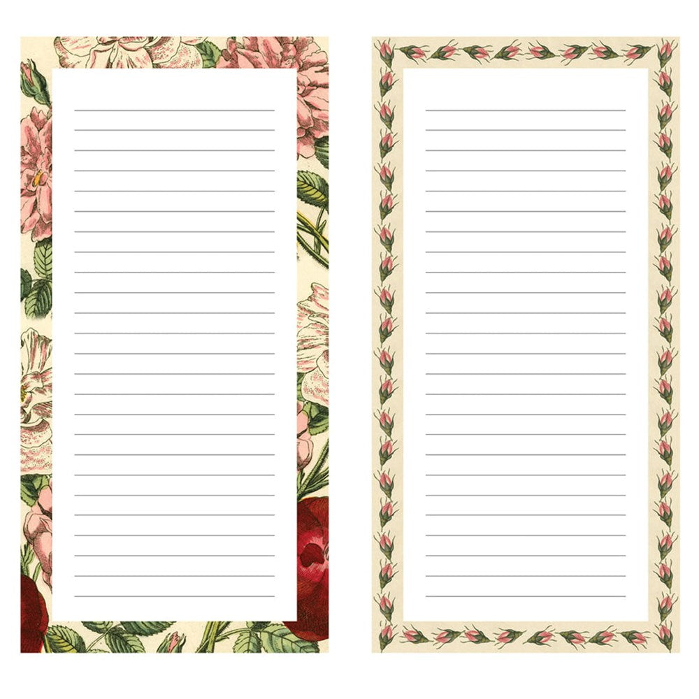 John Derian Paper Goods Everything Roses Notepad (1 pc) - product pages shown. 