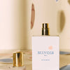 Minois Paris Eau de Senteur (Scented Water) (50 ml) - product shown on counter with lid off. 