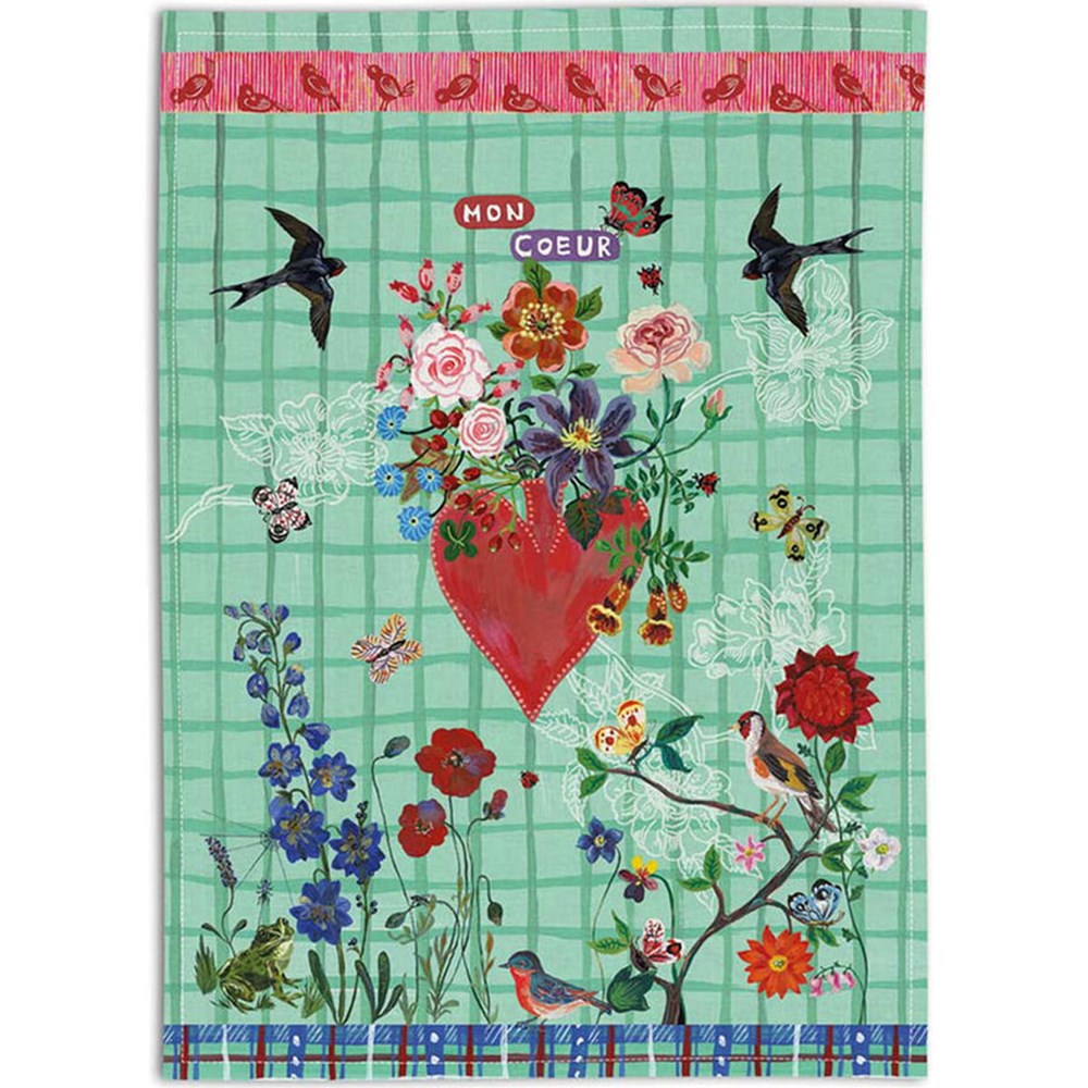 Avenida Home Mon Coeur Tea Towel (1 pc)