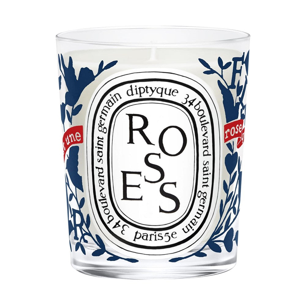 Diptyque Limited Edition Roses Candle (190 g) - product shown without packaging. 