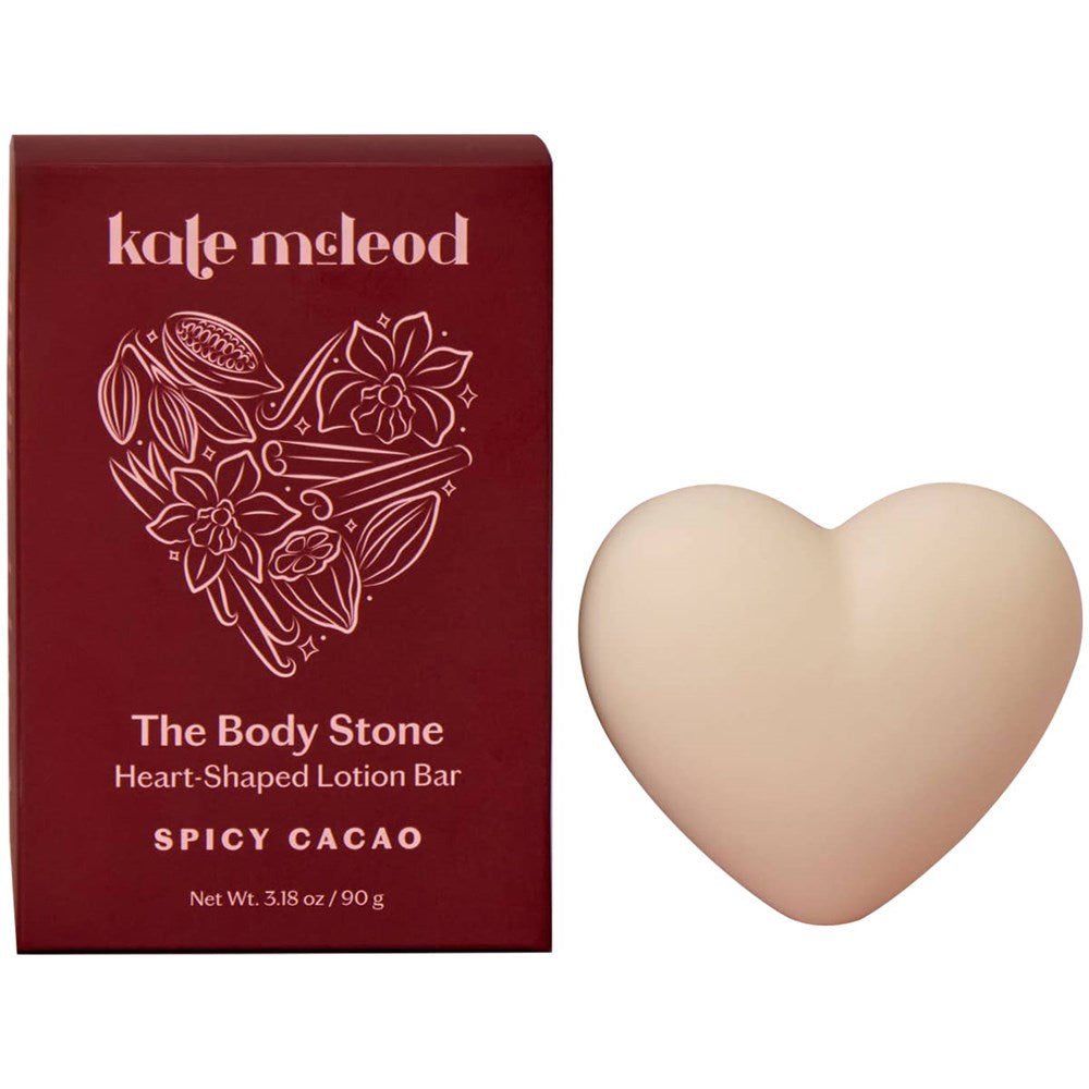 Kate McLeod Spicy Cacao Heart-Shaped Lotion Bar (3.18 oz)