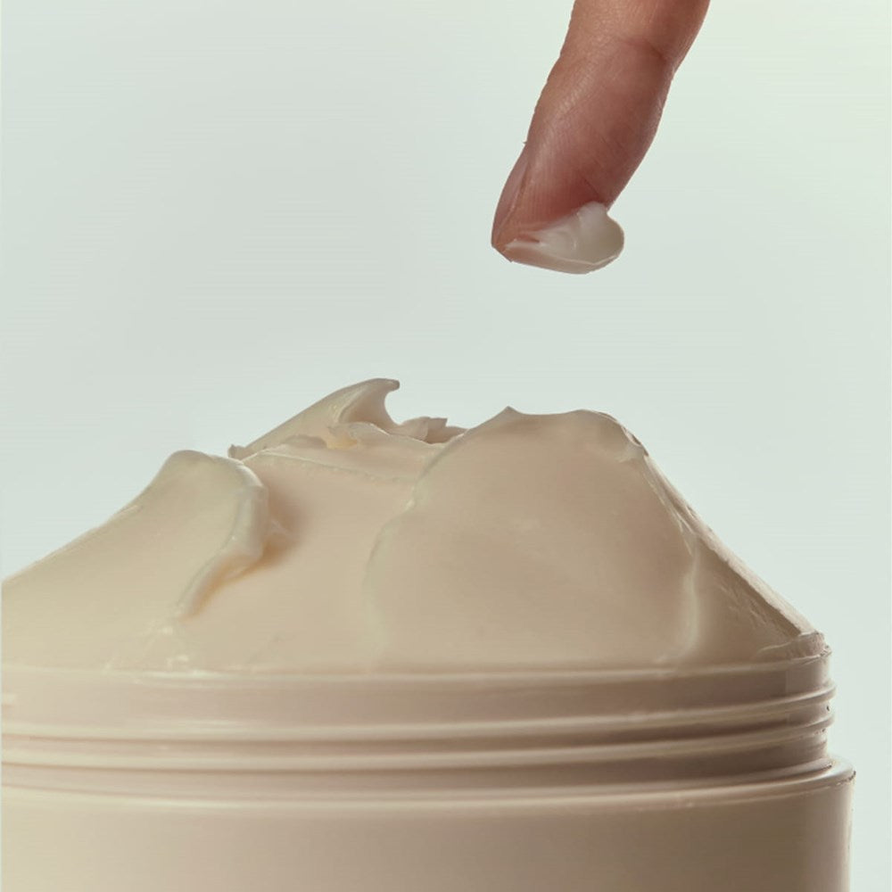 House of Balance 4:00PM Soufflé Body Butter (180 ml) - product shown with lid off.