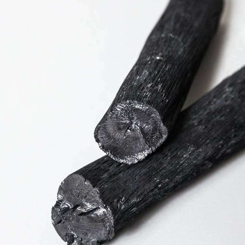 Morihata Binchotan Charcoal (2 pcs) - product shown up close on white background. 