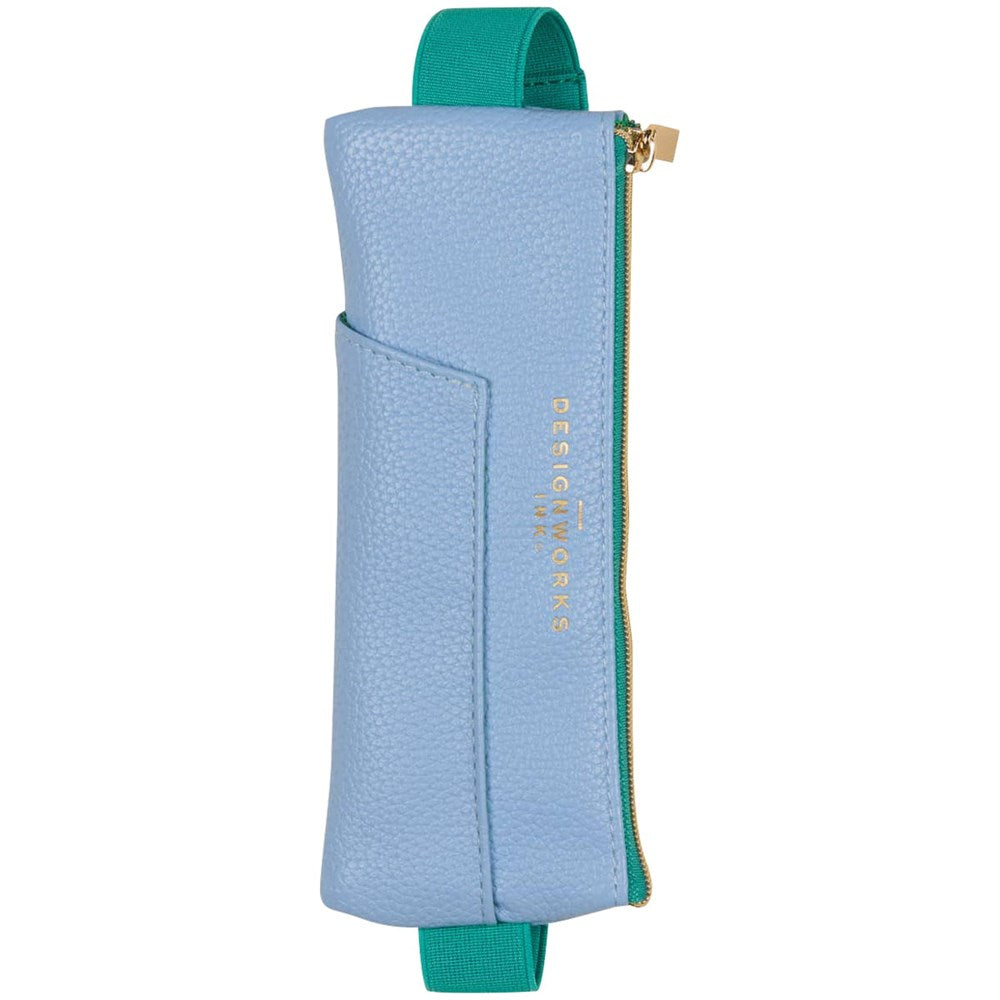 Designworks Ink. Pen Pouch - Light Blue & Green (1 pc)