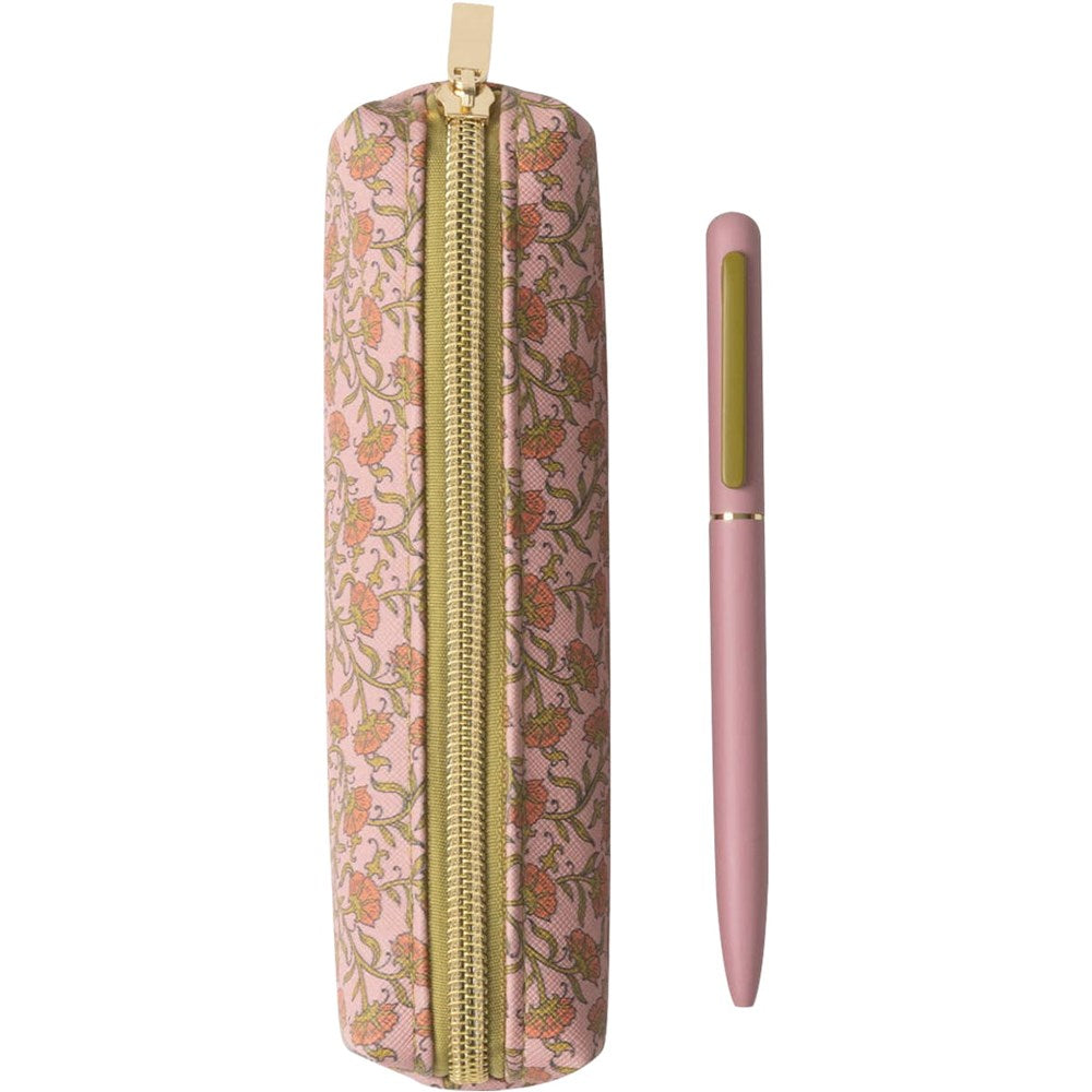 Designworks Ink. Pen Pouch Set - Pink Vintage Floral (2 pcs)