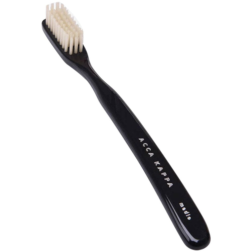 Acca Kappa Vintage Toothbrush Pure White Bristle - Black (1 pc)