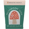 Breathe People DIY Air Dry Clay Kit – Make Your Own Mushroom Dish (1 kit)