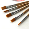 Breathe People Paintbrush Set (5 pcs) = product shown on white background up close. 