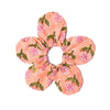 Inner Child Jaipur Block Print Flower Scrunchie Set in Pink (pink floral pattern)