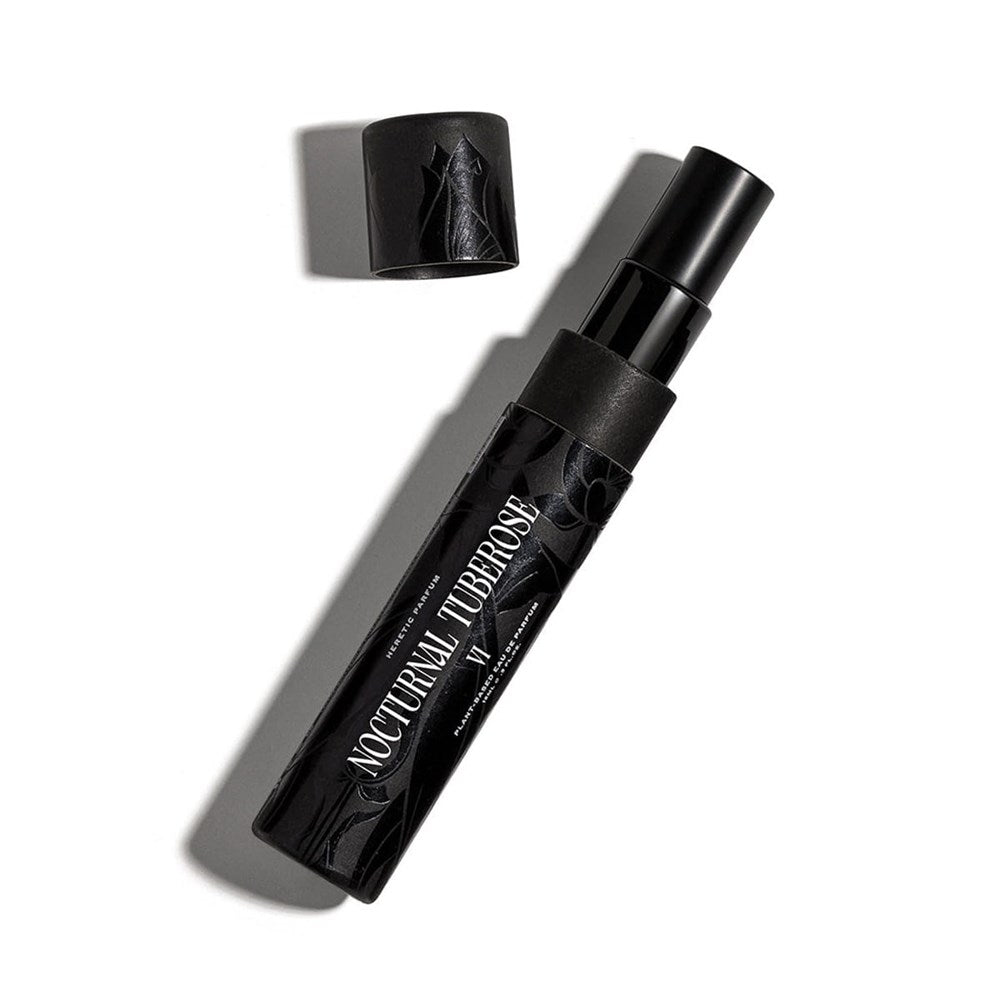 Heretic Parfum Nocturnal Tuberose Eau de Parfum (15 ml) - product shown in packaging with packaging top off. 