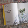 Fog Linen Work Simplicity At Home Book (1 pc) - product shown open to title page. 