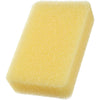Kamenoko Tawashi Sponge - Yellow (1 pc) - product shown on white background out of packaging. 