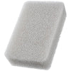 Kamenoko Tawashi Sponge - Grey (1 pc) - product shown on white background. 