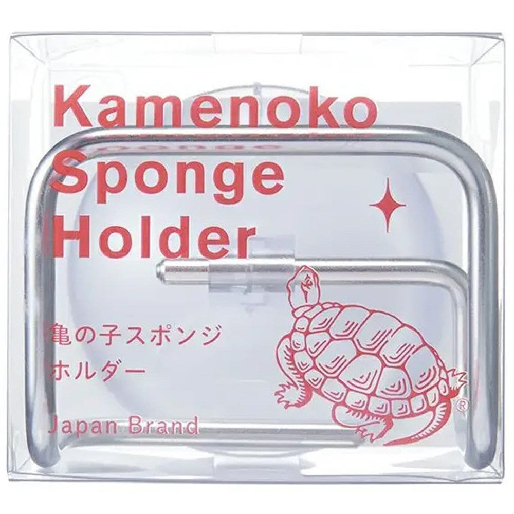 Kamenoko Tawashi Sponge Holder (1 pc) - product shown in packaging. 