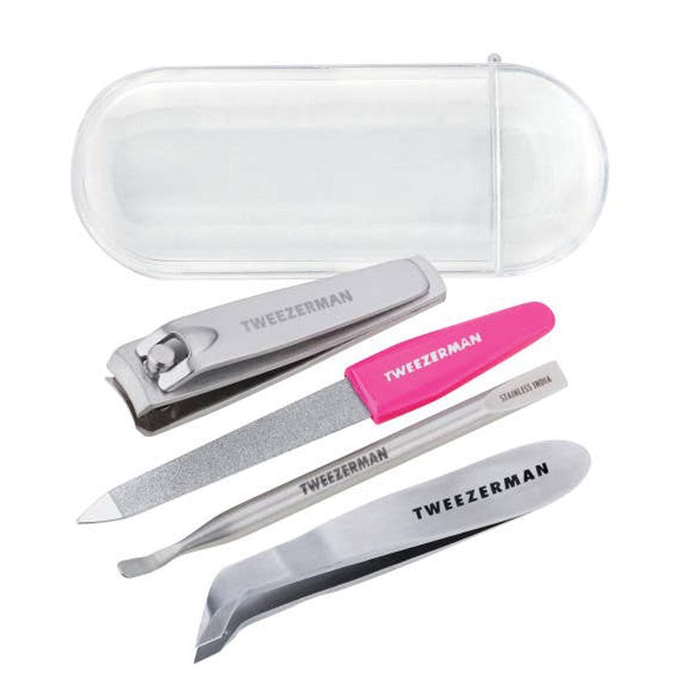 Tweezerman Mini Nail Manicure Set - Pink (5 pcs)